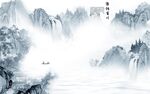 人气 新款背景山水 tIf分层
