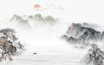 现代 中式最新山水 tiF分层