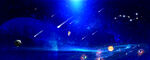 蓝色太空星球宇航员宇宙银河背景