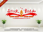 森林防火 背景墙