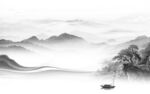 沙发 灰色别墅山水 TIf分层