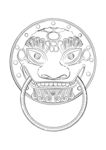中式大门拉手