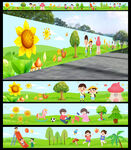 幼儿园墙绘素材图片