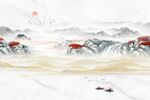 新中式山水画