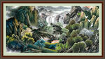 山水风景画 