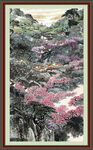 竖幅山水