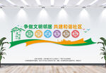 文明社区文化墙