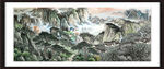 大厅山水画 