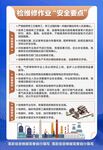 检修维修作业挂画