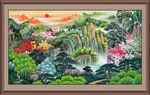 山水国画 