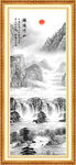 禅意水墨画 水墨山水国画