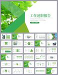 绿色述职报告工作总结ppt