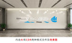 企业发展历程文化墙