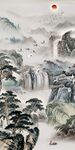 新中式山水装饰画