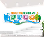 预防慢性病宣传标语文化墙图片