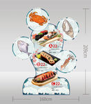 寿司展板 日式料理美陈