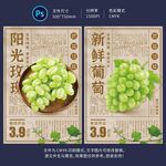 晴王葡萄海报