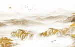人气 山水新背景墙 TIf分层