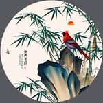 国画竹子