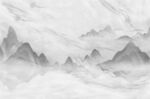 国画山水背景墙