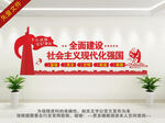 社会主义现代化远景文化墙