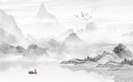 中式山水画