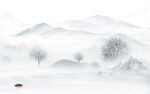 人气 中式山水新图 tIf分层