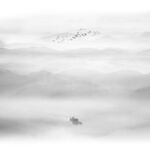 新中式壁画山水画电视背景墙