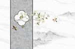 中式花鸟背景墙
