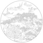 松树仙鹤