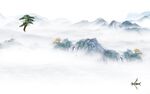 大气 简约最新山水 tif分层