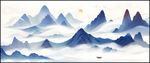 插画山水