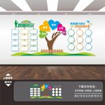 校园学校教师老师风采墙照片墙
