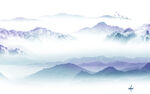 简约 高清背景山水 tiF分层