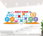 职工之家文化背景墙图片