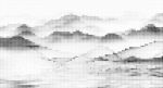 圆点镂空山水