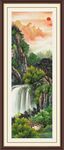 国画江山如画 旭日东升山水画