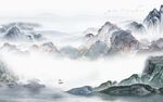 简约 现代中式山水 Tif分层