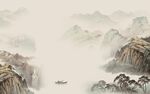 新款 中式客厅山水 TIf分层