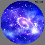 圆形星空装饰画