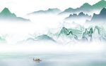 高端 高档简约山水 TIF分层