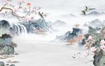 大气 高档简约山水 TIF分层