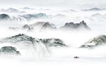 高清 新款中式山水 tif分层