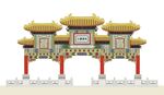 中式建筑牌坊门楼