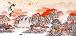 山居人家国画