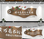 图书馆阅览室书屋标语文化墙