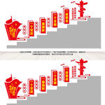 党建楼梯文化墙