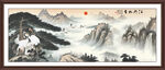 迎客松国画