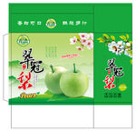 翠冠梨包装平面展开图