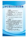 办公室制度牌 